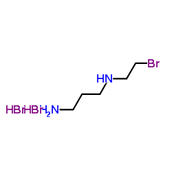 N-(2-溴乙基)-1,3-丙二胺二氢溴酸盐结构式