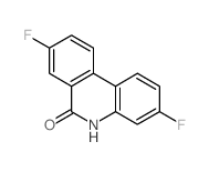 6(5H)-Phenanthridinone,3,8-difluoro- Structure