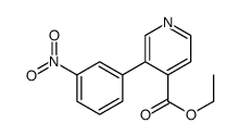 3-(3-Nitrophenyl)-4-pyridinecarboxylicacidethylester Structure
