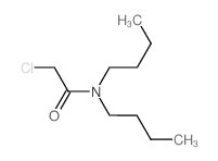 2-氯-N,N-二丁基乙酰胺结构式