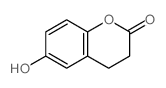2H-1-Benzopyran-2-one,3,4-dihydro-6-hydroxy-结构式