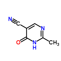 4-Hydroxy-2-methylpyrimidine-5-carbonitrile Structure