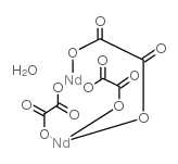 Neodymium(III) oxalate hydrate Structure