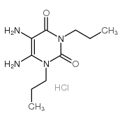 5,6-二氨基-1,3-二正丙基尿嘧啶盐酸盐结构式