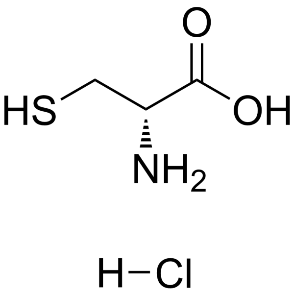 H-D-Cys-OH.H2O.HCl structure