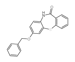 2-phenylmethoxy-5H-benzo[b][1,4]benzothiazepin-6-one结构式