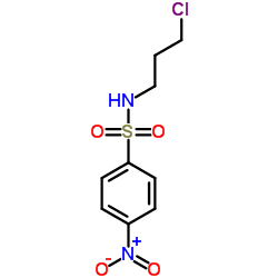 N-(3-Chloropropyl)-4-nitrobenzenesulfonamide结构式
