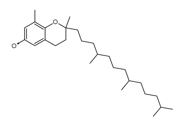 δ-chromanoxyl radical Structure