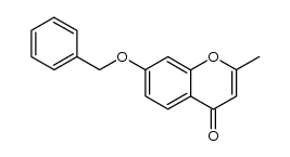 7-benzyloxy-2-methyl-4H-1-benzopyran-4-one结构式