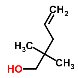 2,2-Dimethyl-4-penten-1-ol结构式