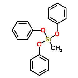 Methyltriphenoxysilane Structure