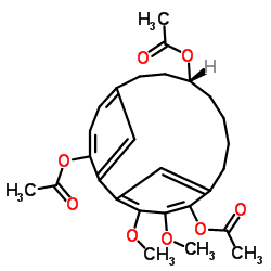 三乙酸杨梅醇酯结构式