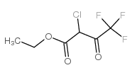 2-氯-4,4,4-三氟乙酰乙酸乙酯结构式