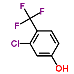 3-氯-4-三氟甲基苯酚结构式