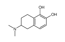 1,2-Naphthalenediol,6-(dimethylamino)-5,6,7,8-tetrahydro-(9CI) Structure