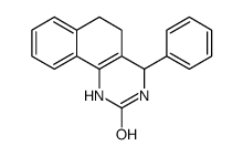 4-phenyl-3,4,5,6-tetrahydro-1H-benzo[h]quinazolin-2-one Structure