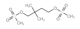 1,4-Butanediol, 2,2-dimethyl-, dimethanesulfonate结构式