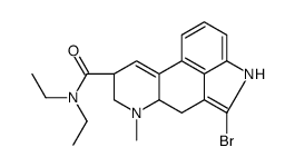 (8β)-2-Bromo-N,N-diethyl-6-methyl-9,10-didehydroergoline-8-carbox amide结构式