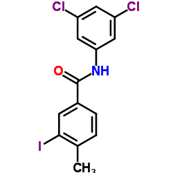 N-(3,5-Dichlorophenyl)-3-iodo-4-methylbenzamide结构式