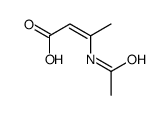 3-acetamidobut-2-enoic acid Structure