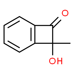 Bicyclo[4.2.0]octa-1,3,5-trien-7-one, 8-hydroxy-8-methyl- (9CI)结构式