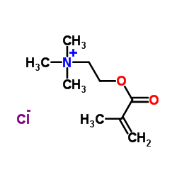 Methacrylatoethyl trimethyl ammonium chloride structure