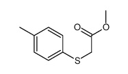 methyl 2-(4-methylphenyl)sulfanylacetate Structure