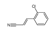 (E)-3-(2-氯苯基)丙烯腈结构式