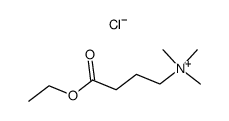 4-Ethoxy-N,N,N-trimethyl-4-oxo-1-butanaminium chloride Structure