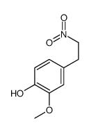 2-甲氧基-4-(2-硝基乙基)苯酚结构式