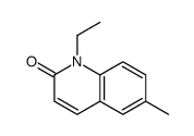 1-Ethyl-6-methyl-2(1H)-quinolinone Structure