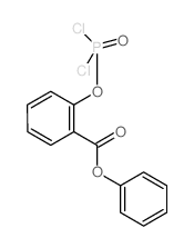 Benzoic acid,2-[(dichlorophosphinyl)oxy]-, phenyl ester结构式