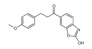 6-[3-(4-methoxyphenyl)propanoyl]-3H-1,3-benzoxazol-2-one Structure