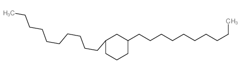 Cyclohexane, 1,3-didecyl- Structure