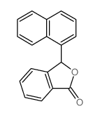 3-naphthalen-1-yl-3H-isobenzofuran-1-one结构式