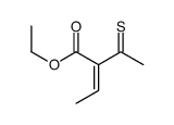 ethyl 2-ethanethioylbut-2-enoate Structure
