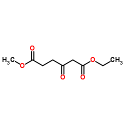 1-Ethyl 6-methyl 3-oxohexanedioate结构式