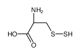 (2S)-2-amino-3-disulfanyl-propanoic acid结构式