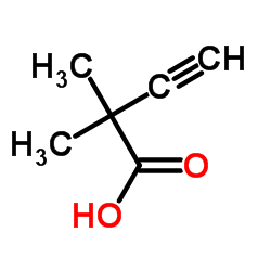 2,2-二甲基-丁-3-炔酸结构式