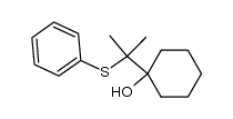 1-(2-(phenylthio)propan-2-yl)cyclohexanol Structure