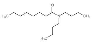 Octanamide, N,N-dibutyl- Structure