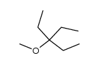 3-ethyl-3-methoxy-pentane结构式