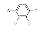 2,3,4-trichloro-thiophenol结构式