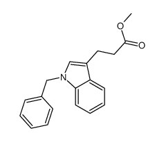 methyl 3-(1-benzylindol-3-yl)propanoate结构式