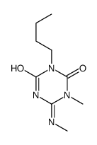 3-butyl-1-methyl-6-(methylamino)-1,3,5-triazine-2,4-dione Structure