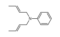 N,N-di(E-2-butenyl)benzeneamine Structure