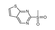 2-(甲磺酰基)噻吩并[2,3-D]嘧啶结构式