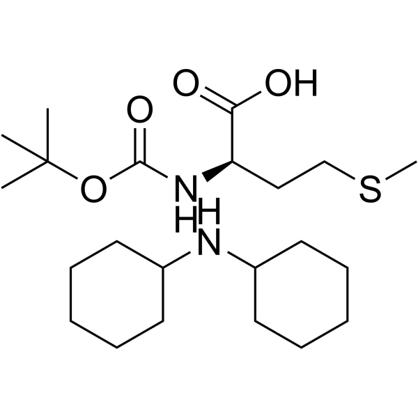 boc-d-methionine dicyclohexylamine salt structure