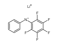 lithium-(N-pentafluorophenyl-anilide)结构式