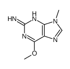 6-methoxy-9-methylpurin-2-amine结构式